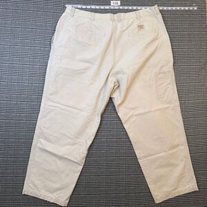 Columbia Men's Pants Beige Cotton Chino Straight Leg Size 44x30